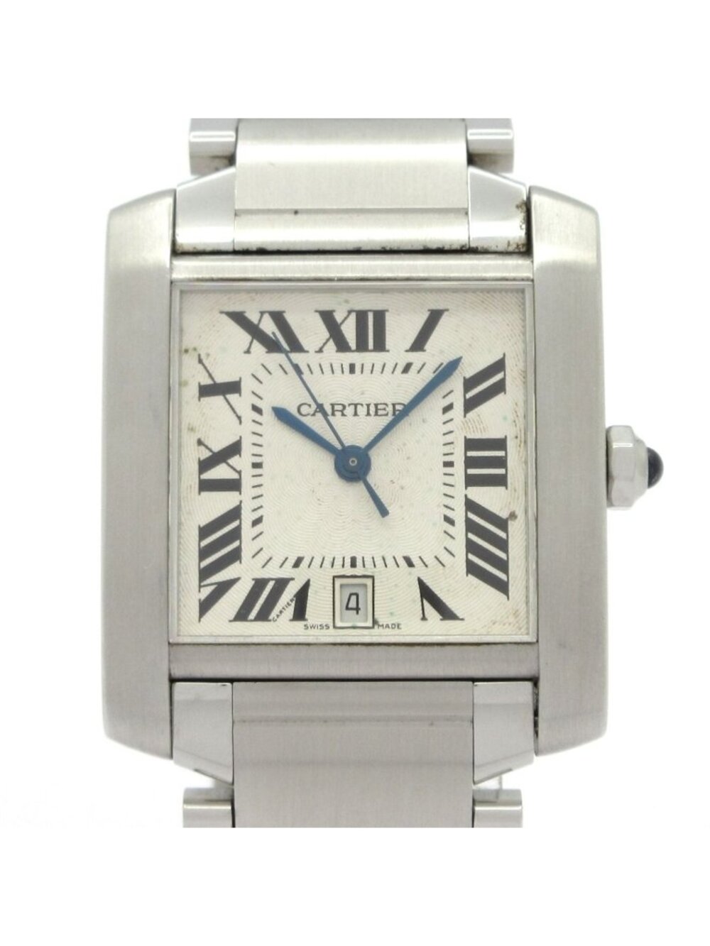 Cartier Watch Tank Francaise LM SS Ivory